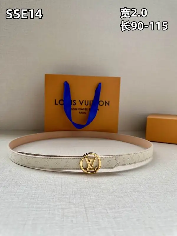 LV belt 20mmX90-115cm 8L29